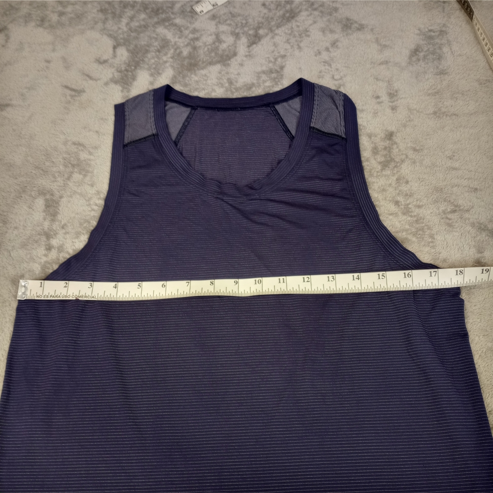 Lululemon Women's Navy Sleeveless Tank Top Size 4 - Picture 12 of 16